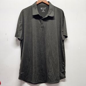 BYLT Polo Shirt Mens XXL Green Lux Performance Premium Basics Casual Golf Tee